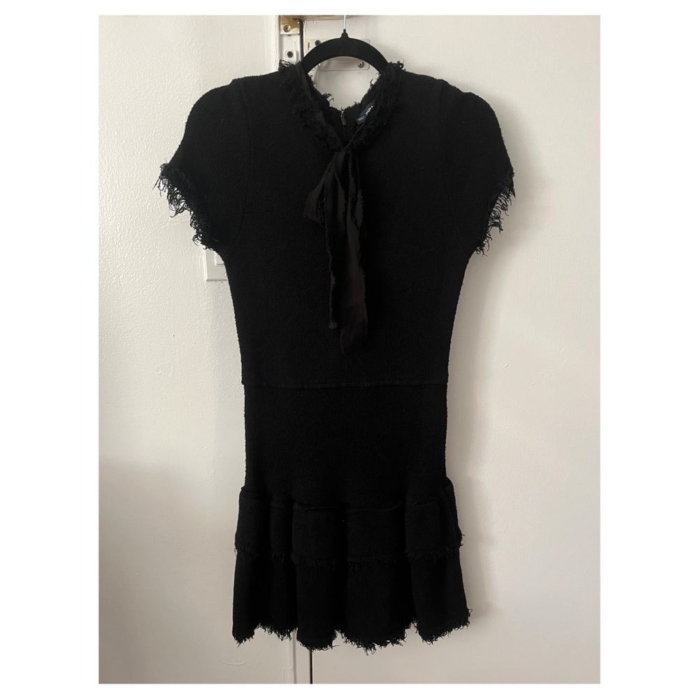 Zara Knit Little Black Dress Size Small